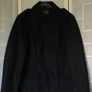 Nautica Navy Wool Pea Coat